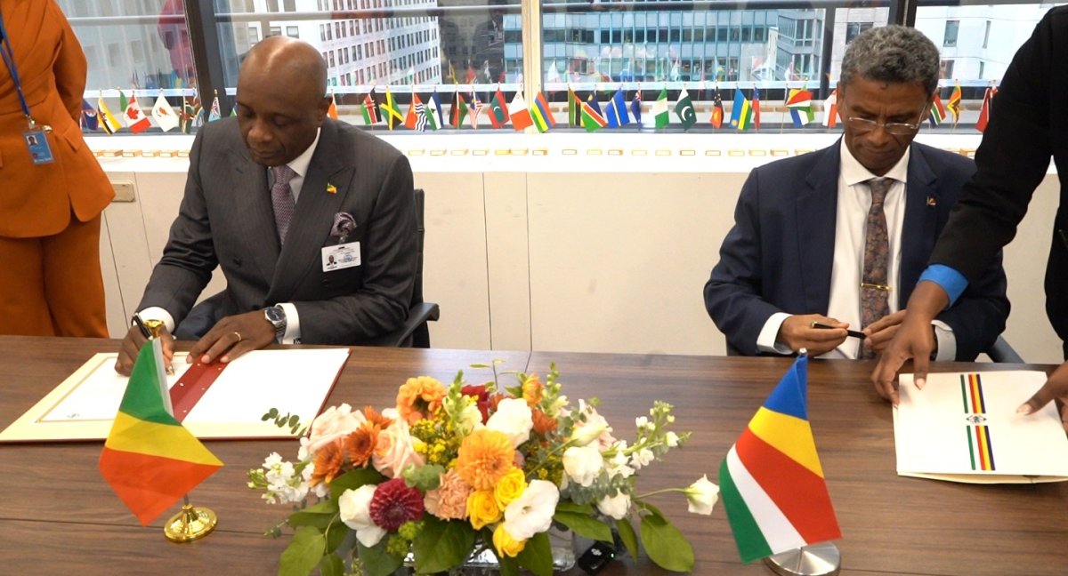 Signature d’un Communiqué Conjoint entre le Congo et les Seychelles
